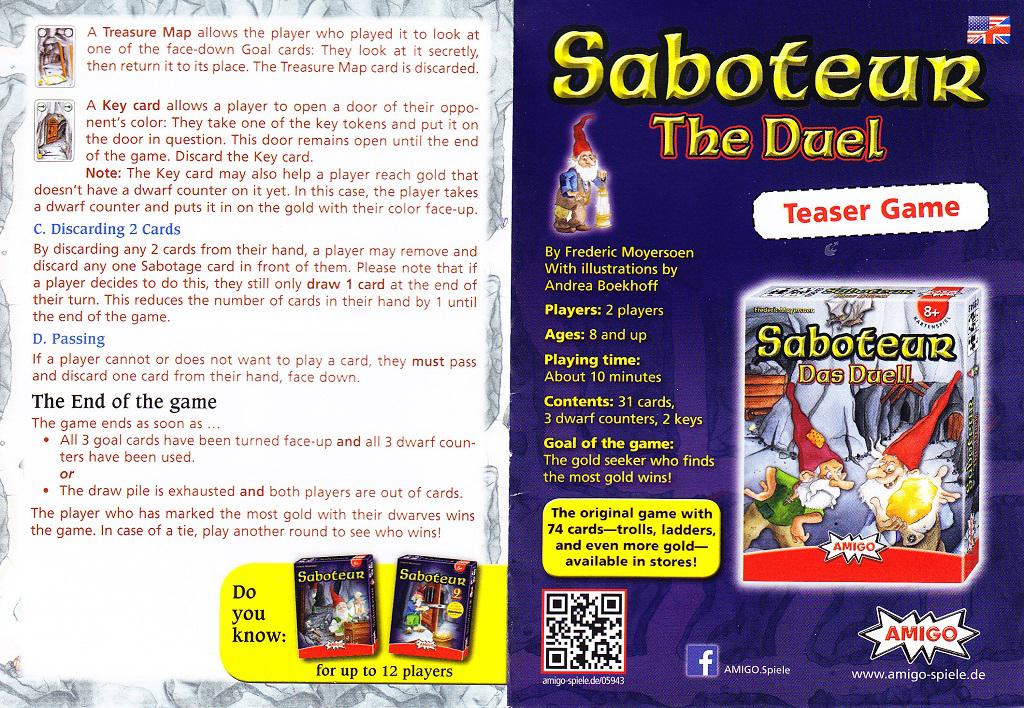 Saboteur: Teaser Game