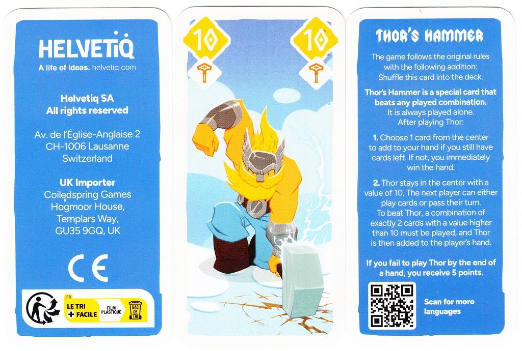 Carta omaggio: il martello di Thor per il gioco 2Odino
